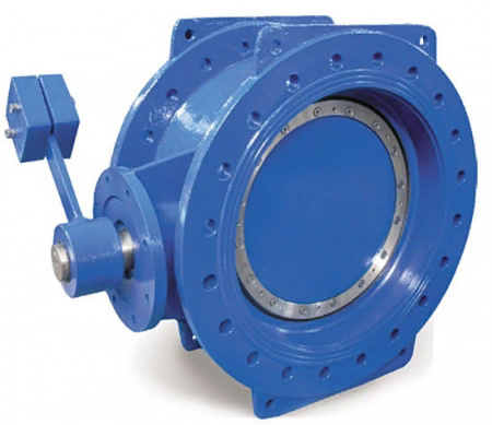 Клапан Tecofi CP4243 DN 800 PN 16 обратный поворотный фланцевый с противовесом