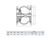 Клапан обратный Hawle 9887 DN 250 PN 10 фланцевый осевой