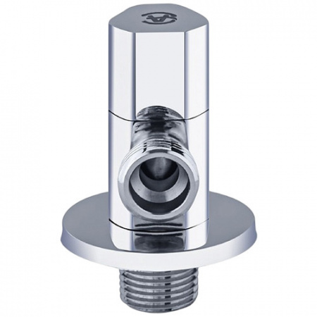 Клапан (вентиль) для бытовых приборов Aquasfera 1079 G 1/2"х3/4" PN 10 с отражателем, резьбовой