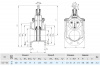Задвижка HAWLE 4150E3 DN 125-80 PN 16 фланцевая клиновая чугунная с обрезиненным клином переходная Задвижка HAWLE 4150E3 DN 125-80 PN 16 фланцевая клиновая чугунная с обрезиненным клином переходная