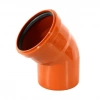 Отвод ПВХ 110 мм 15°