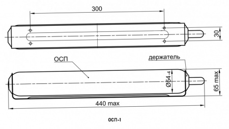 Огнетушитель порошковый Эпотос-К ОСП-1-ABCE самосрабатывающий