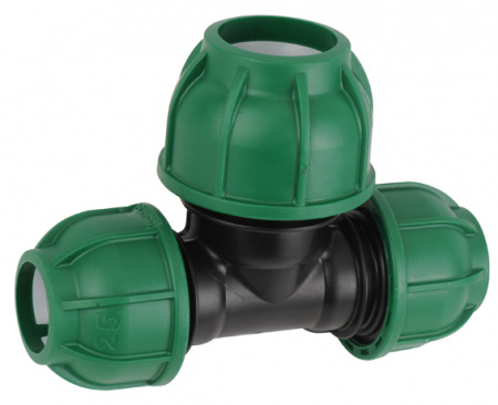 Тройник редукционный компрессионный 32х20х32 мм