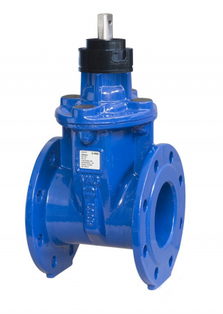 Задвижка VAG EKOPlus DN 250 PN 10 фланцевая клиновая чугунная со штурвалом с обрезиненным клином