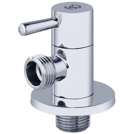 Клапан (вентиль) для бытовых приборов Aquasfera 1073 G 1/2"х1/2" PN 10 с отражателем, резьбовой