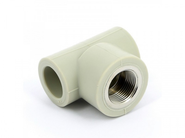 Тройник полипропиленовый PPR (PPRC) комбинированный с наружной резьбой Ø 40х5/4" PN 25