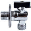 Кран шаровой для бытовых приборов Aquasfera 1042 G 1/2"х1/2" PN 10 с обратным клапаном и отражателем, резьбовой