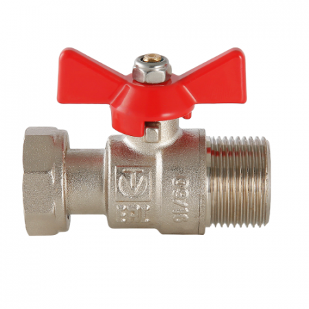 Кран шаровой VALTEC Ду20 Ру40 с накидной гайкой и наружной резьбой VT.260.N.0505