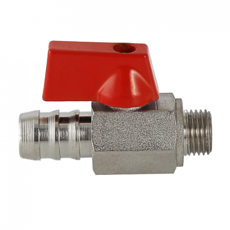 Кран шаровой VALTEC Ду8 Ру40 дренажный со штуцером VT.435.N.02