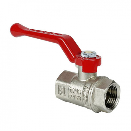 Кран шаровый VALFEX PREMIUM VF.214 ВР 1/2" Ду 15 Ру 63 никелированный латунный