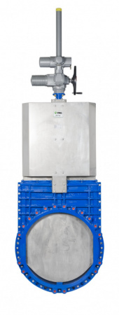 Задвижка шиберная ножевая VAG ZETA DN 700 PN 10 с электроприводом AUMA SA14.2