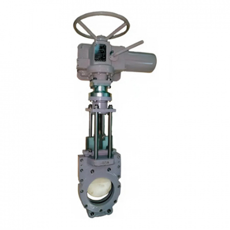 Задвижка шиберная ABRA KV-03 DN 600 PN 10 чугунная фланцевая с электроприводом