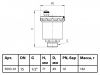 Воздухоотводчик автоматический Aquasfera 5003 DN 15 PN 10
