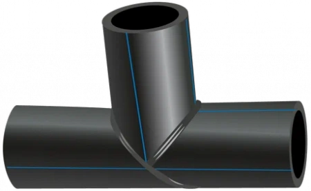 Тройник сварной равнопроходной 90° D- 355 мм ПЭ 100 (ПНД) SDR 17