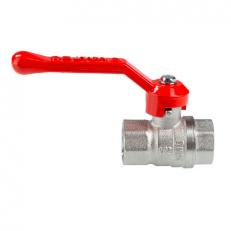 Шаровой кран VALTEC СТАНДАРТ Ду25 Ру40 никелированный c внутренней резьбой VT.120.N.06