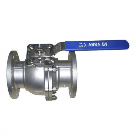 Кран шаровой ABRA BV-41 DN 50 PN 40 с рукояткой нержавеющая сталь