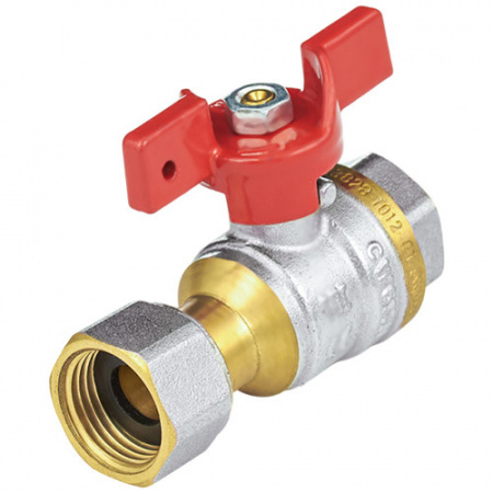 Кран шаровой с накидной гайкой Aquasfera EURO 1022 DN 20 PN 40 полнопроходной муфтовый