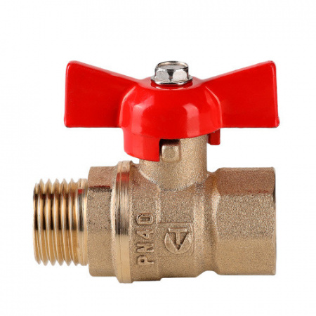 Кран шаровой VALTEC СТАНДАРТ Ду20 Ру40 без покрытия с внутренней–наружной резьбой VT.123.GN.05