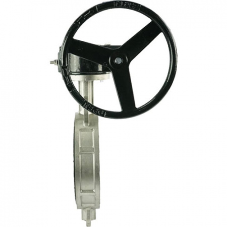 Затвор дисковый Benarmo 2040R DN 300 PN 16 поворотный межфланцевый с редуктором