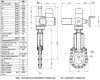 Задвижка шиберная ножевая VAG ZETA DN 600 PN 10 с электроприводом AUMA SA14.2 Задвижка шиберная ножевая VAG ZETA DN 600 PN 10 с электроприводом AUMA SA14.2