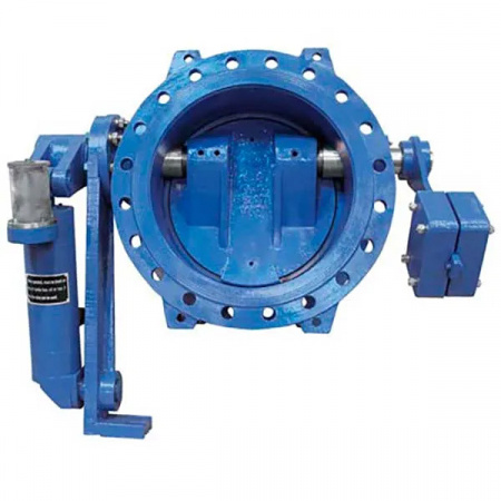 Клапан Tecofi CP4208 DN 900 PN 10 обратный поворотный фланцевый с противовесом