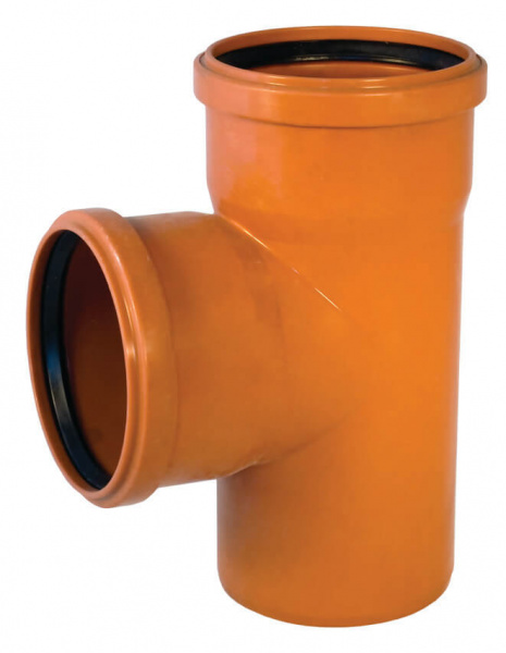 Тройник ПВХ 110х110 мм 45°