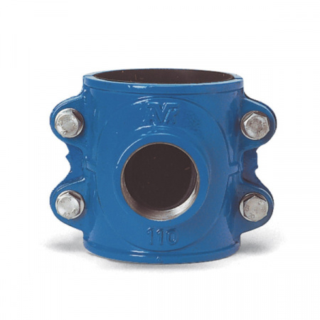 Хомут AVK 10/00 DN 100-3/4" PN 16 ответвительный для ПЭ и ПВХ труб