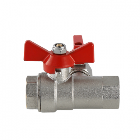 Кран шаровой VALTEC Ду15 Ру40 с обратным клапаном и дренажом VT.248.N.04