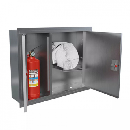 Шкаф пожарный Балтика-01 ШПК-315 ВЗ нержавеющая сталь