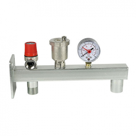 Группа безопасности VALFEX VF.495.0.0 ВР-НР 3/4"x1/2"x1/4" DN 20 PN 10 для расширительного бака