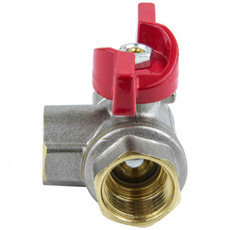 Кран шаровой трехходовой Aquasfera EURO 1021 DN 15 PN 40 полнопроходной муфтовый