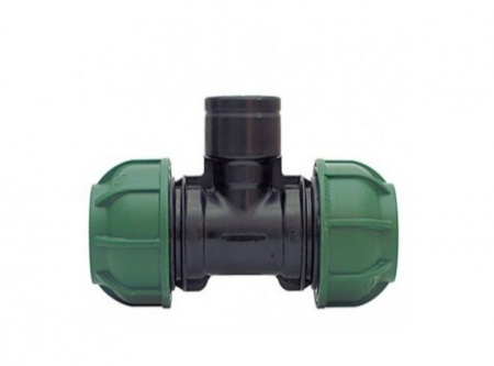 Тройник компрессионный с внутренней резьбой 50х1 1/4"