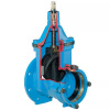 Задвижка HAWLE 4041E2 System 2000 DN 100/125 PN 16 фланец-раструб клиновая чугунная с обрезиненным клином Задвижка HAWLE 4041E2 System 2000 DN 100/125 PN 16 фланец-раструб клиновая чугунная с обрезиненным клином
