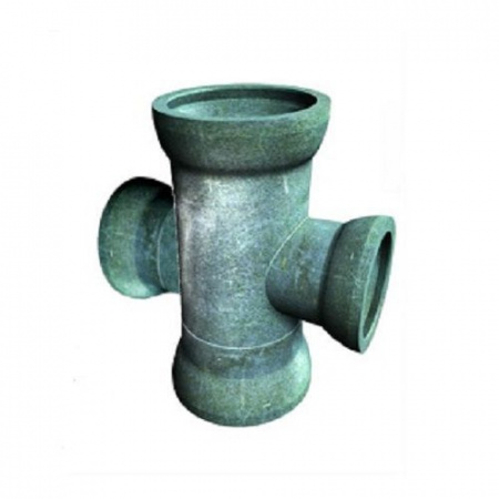 Крест чугунный раструбный КР 800х800 мм