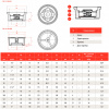 Клапан обратный пружинный РАШВОРК 404 Ду200 Ру40 нержавеющий межфланцевый