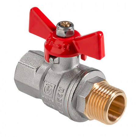 Кран шаровой VALTEC ГОСТ Ду15 Ру40 с внутренней–наружной резьбой VT.418.N.04