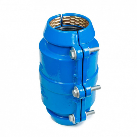 Муфта ремонтная для пластиковых труб UR-CAST UR-41 DE 110 мм PN 16 чугунная
