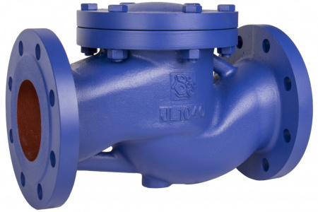 Клапан обратный подъемный РАШВОРК 487 Ду15 Ру16 фланцевый чугунный