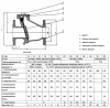 Клапан обратный ABRA D-023 DN 100 PN 16/10 канализационный поворотный фланцевый