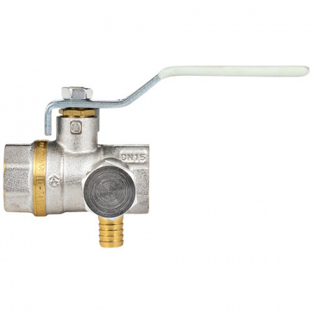 Кран шаровой со спускником Aquasfera Standard 1112 DN 20 PN 40 полнопроходной муфтовый