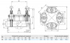 Задвижка HAWLE 4400E3 DN 80/4 PN 16 фланцевая клиновая чугунная с обрезиненным клином типа Комби-IV без пожарной подставки Задвижка HAWLE 4400E3 DN 80/4 PN 16 фланцевая клиновая чугунная с обрезиненным клином типа Комби-IV без пожарной подставки