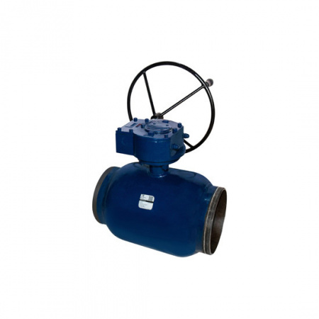 Кран DENDOR W3530 DN 350 PN 16 шаровой с редуктором под приварку