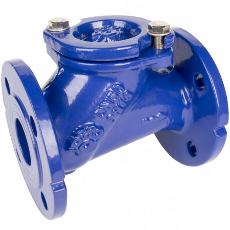 Клапан обратный шаровый фланцевый РАШВОРК 405 Ду300 Ру16 чугунный