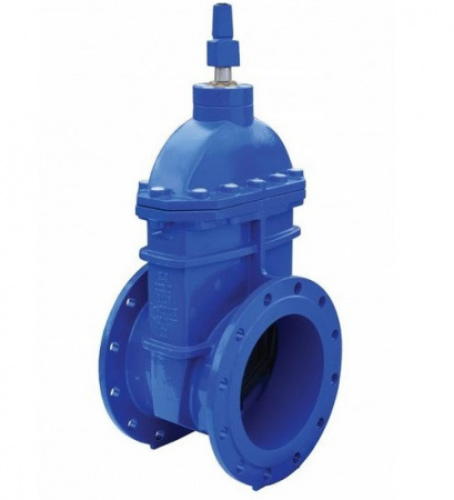 Задвижка Saint-Gobain EURO 20 DN400 PN10/16 фланцевая клиновая чугунная с обрезиненным клином