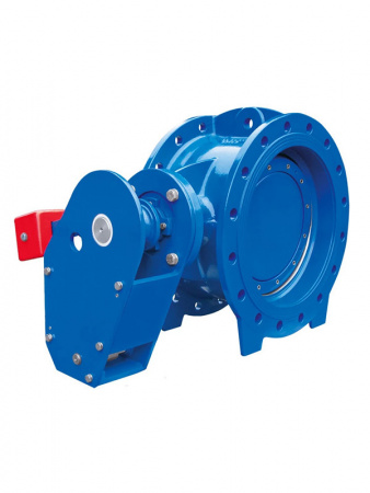 Клапан обратный Hawle 9884 DN 1000 PN 16 фланцевый c рычагом и противовесом