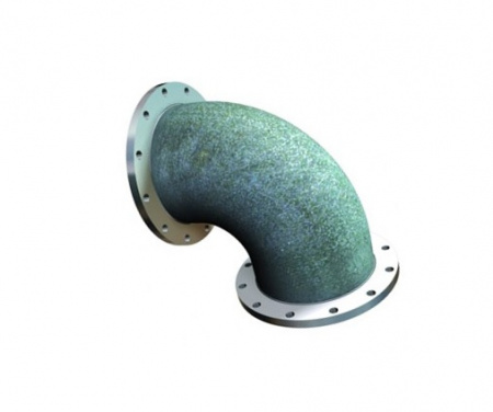 Колено чугунное фланцевое УФ 800 мм