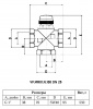 Клапан регулирующий VALFEX VF.MR01.N.100 ВР 1" DN 25 PN 10 смесительный трёхходовой