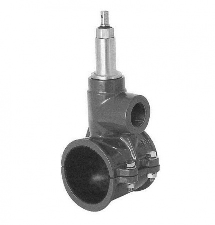 Хомут AVK 727/09 DN 140-1 1/2" PN 16 ответвительный SWIC со встроенной фрезой