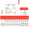 Клапан обратный шаровый фланцевый РАШВОРК 405 Ду300 Ру16 чугунный