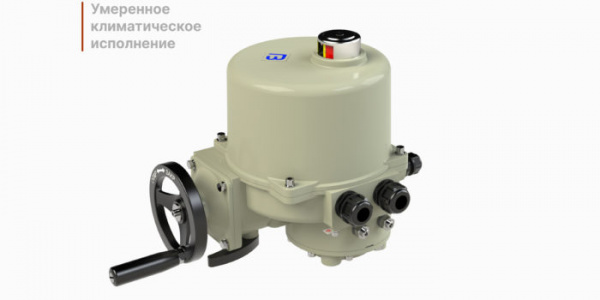 Электропривод четвертьоборотный ГЗ-ОФ-200/14 М (поворот 180) 14 об./90сек.